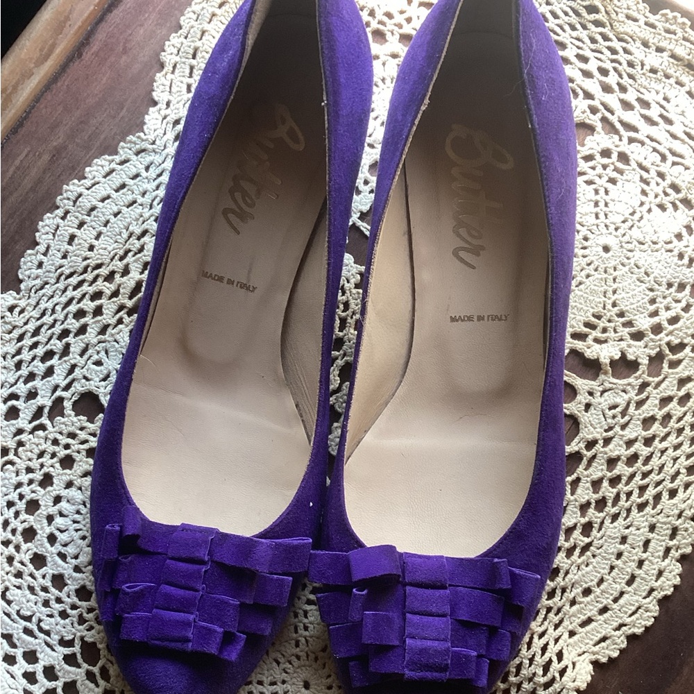 90s Butter Women's Vibrant Purple leather